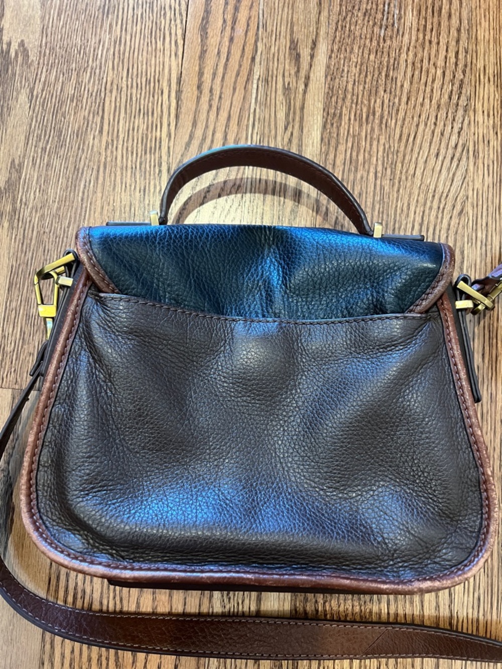 Fossil Heritage Top Handle Leather Crossbody Bag - Picture 2 of 7